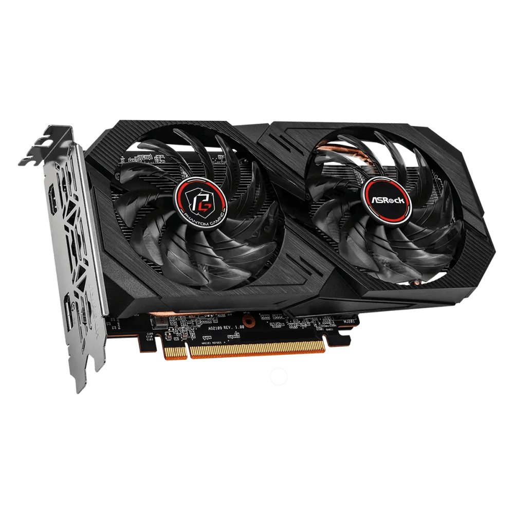 ASRock Radeon RX 6500 XT Phantom Gaming D 4GB OC Graphics Card | 90 - GA3DZZ - 00UANF | - Vektra Computers LLC ASRock Radeon RX 6500 XT Phantom Gaming D 4GB OC Graphics Card | 90 - GA3DZZ - 00UANF | - Vektra Computers LLC